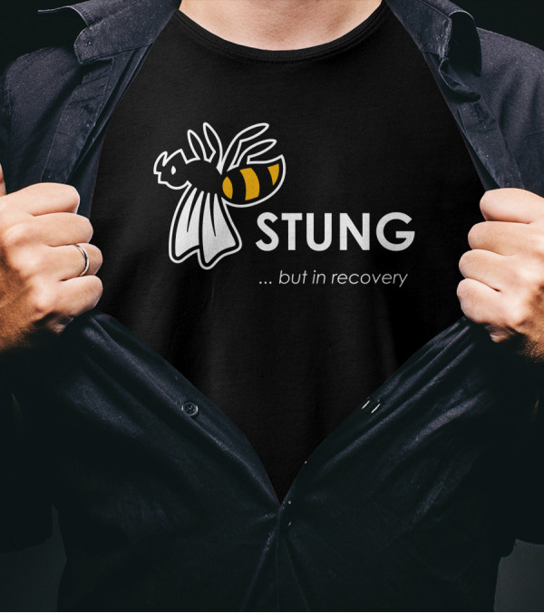 Bumblebee Transformation Journey Stung But In Recovery T-Shirt