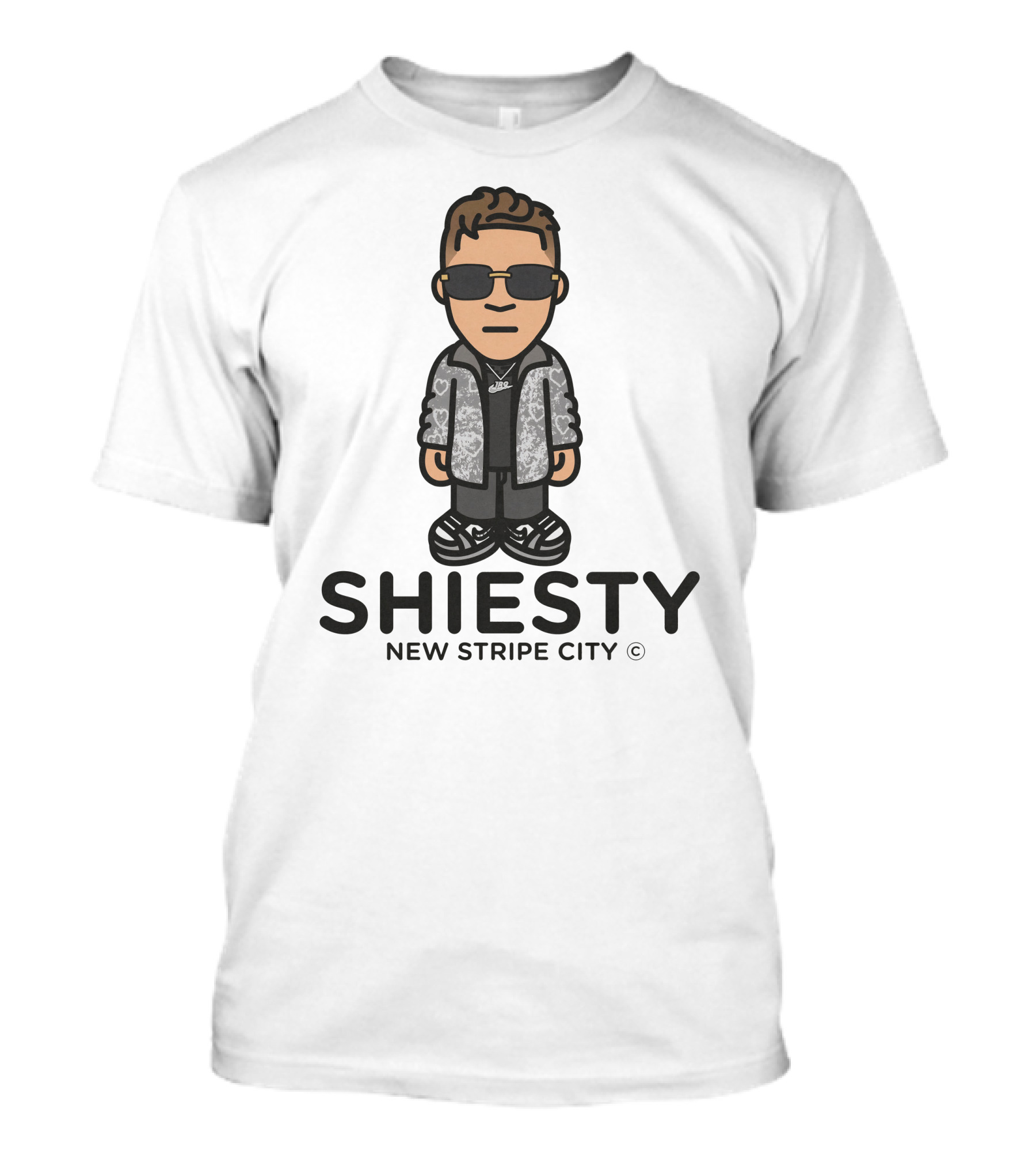 Shiesty New Stripe City Eye Of The Tiger T-Shirt
