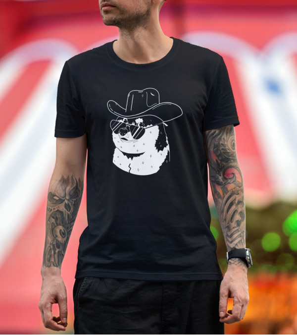Premium T-Shirt: Rodeo Doge Riding Meme Remill Cryptocurrency NFT Concept T-Shirt Rodeo Doge Riding Meme Remill Cryptocurrency NFT Concept T-Shirt