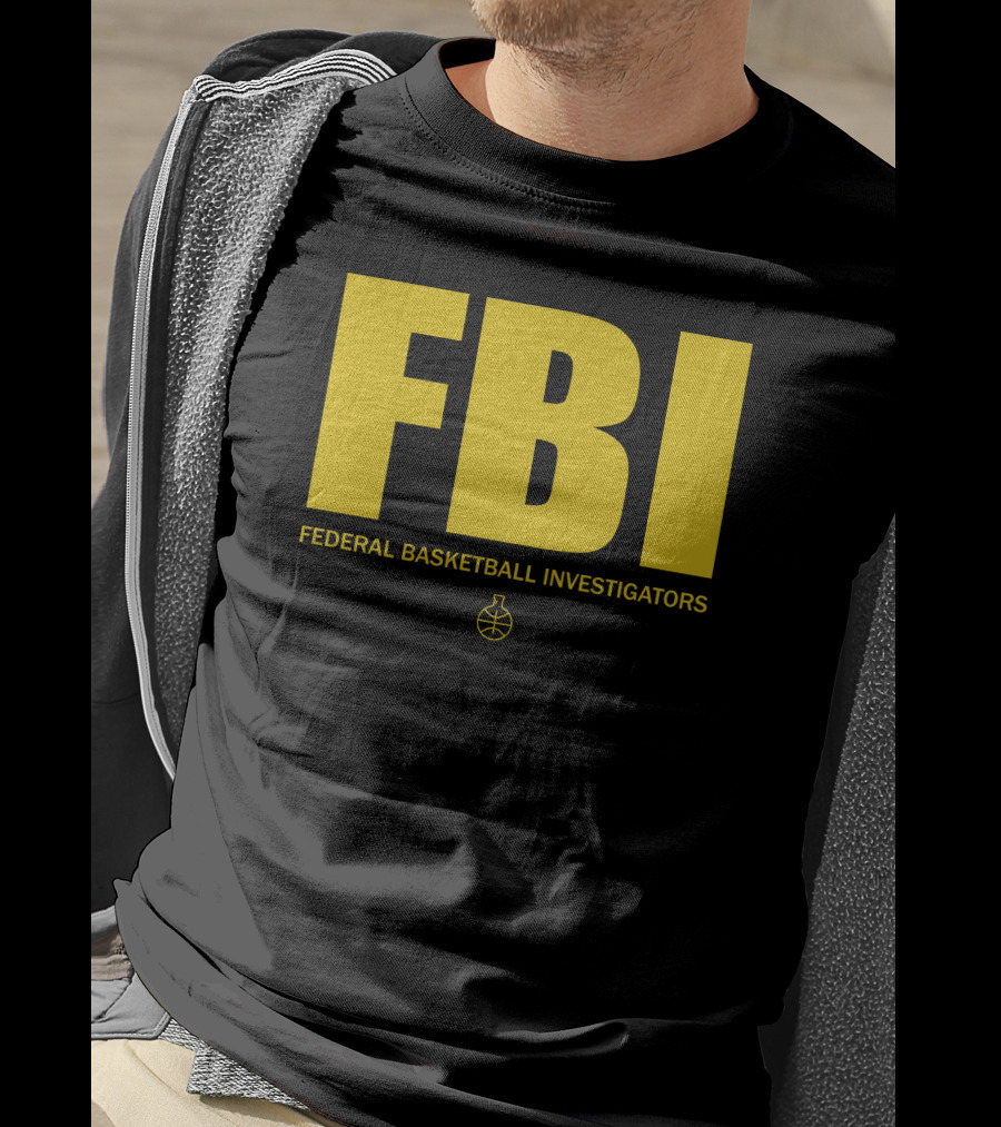 FBI Federal Basketball Investigators Basketball T-Shirt