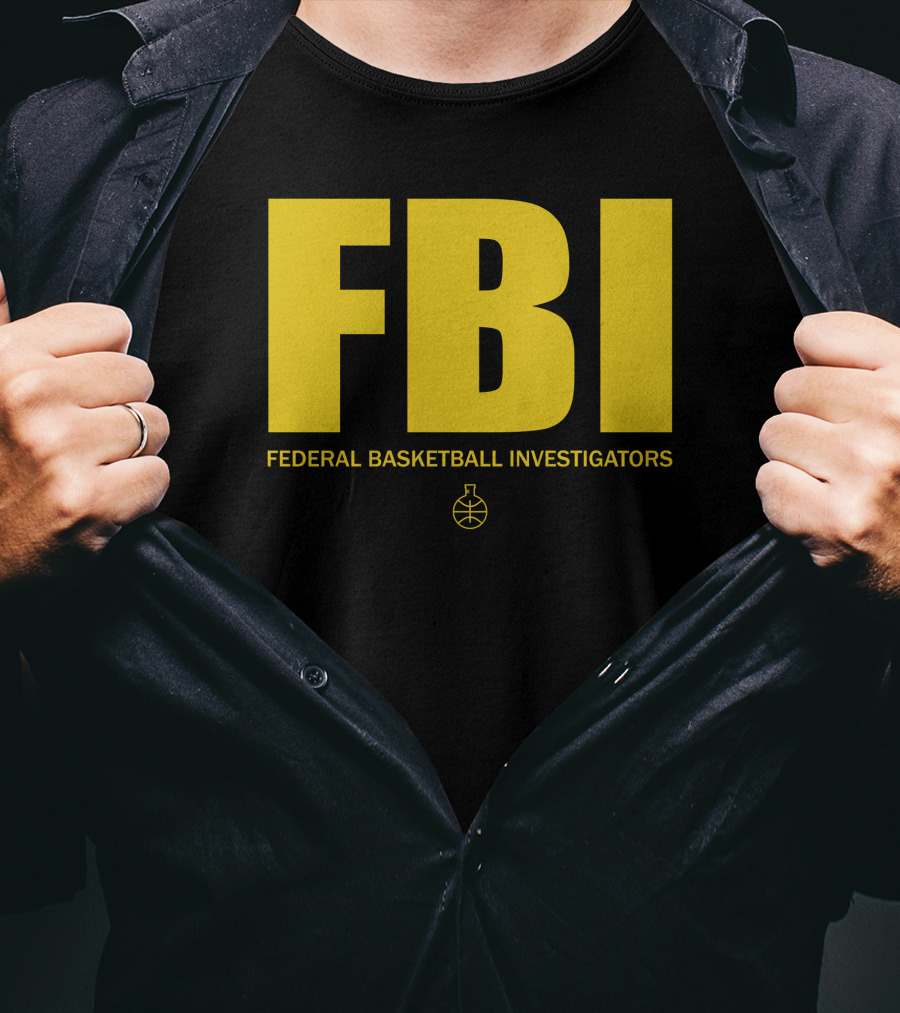FBI Federal Basketball Investigators Basketball T-Shirt
