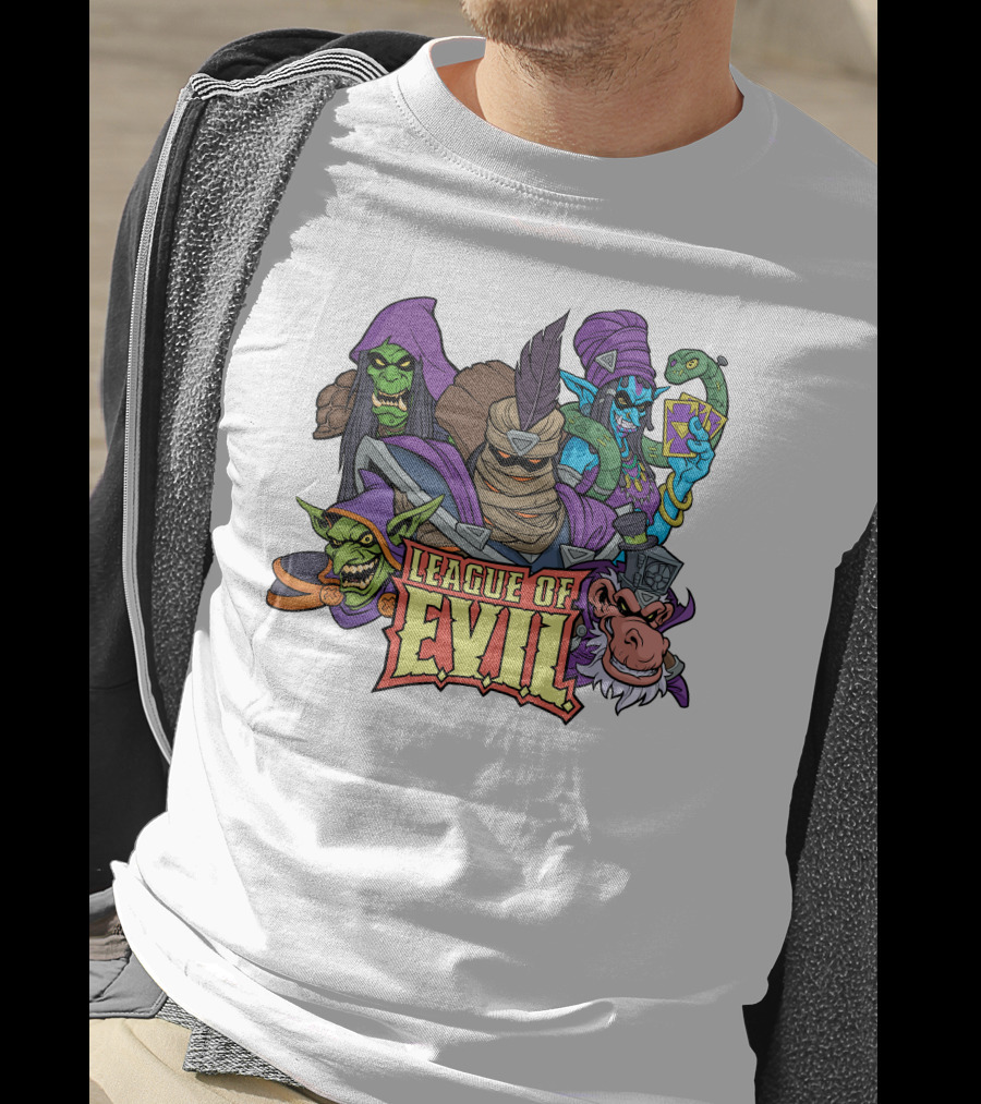 League Of Evil Fantasy Villains Assembly T-Shirt