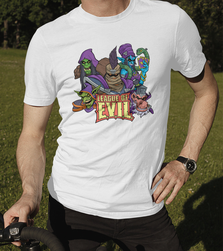 League Of Evil Fantasy Villains Assembly T-Shirt