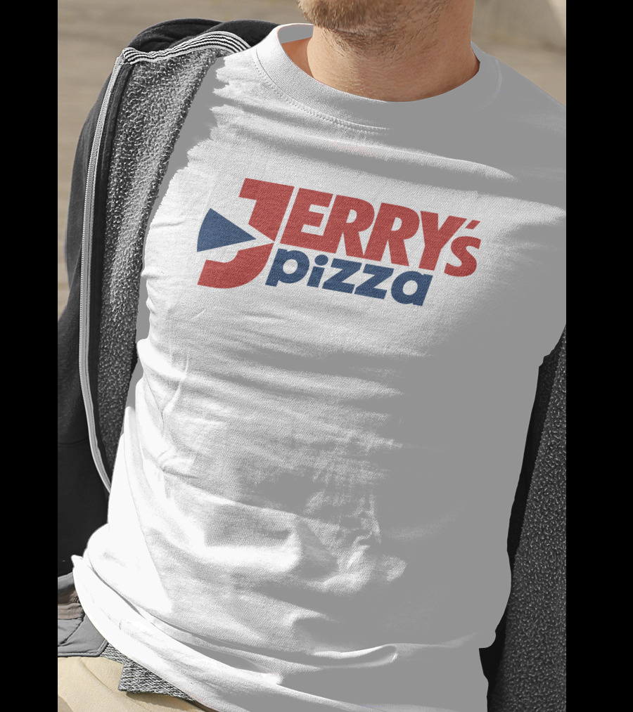 Eric D Jerrys Pizza Logo Design Jerrys Pizza T-Shirt