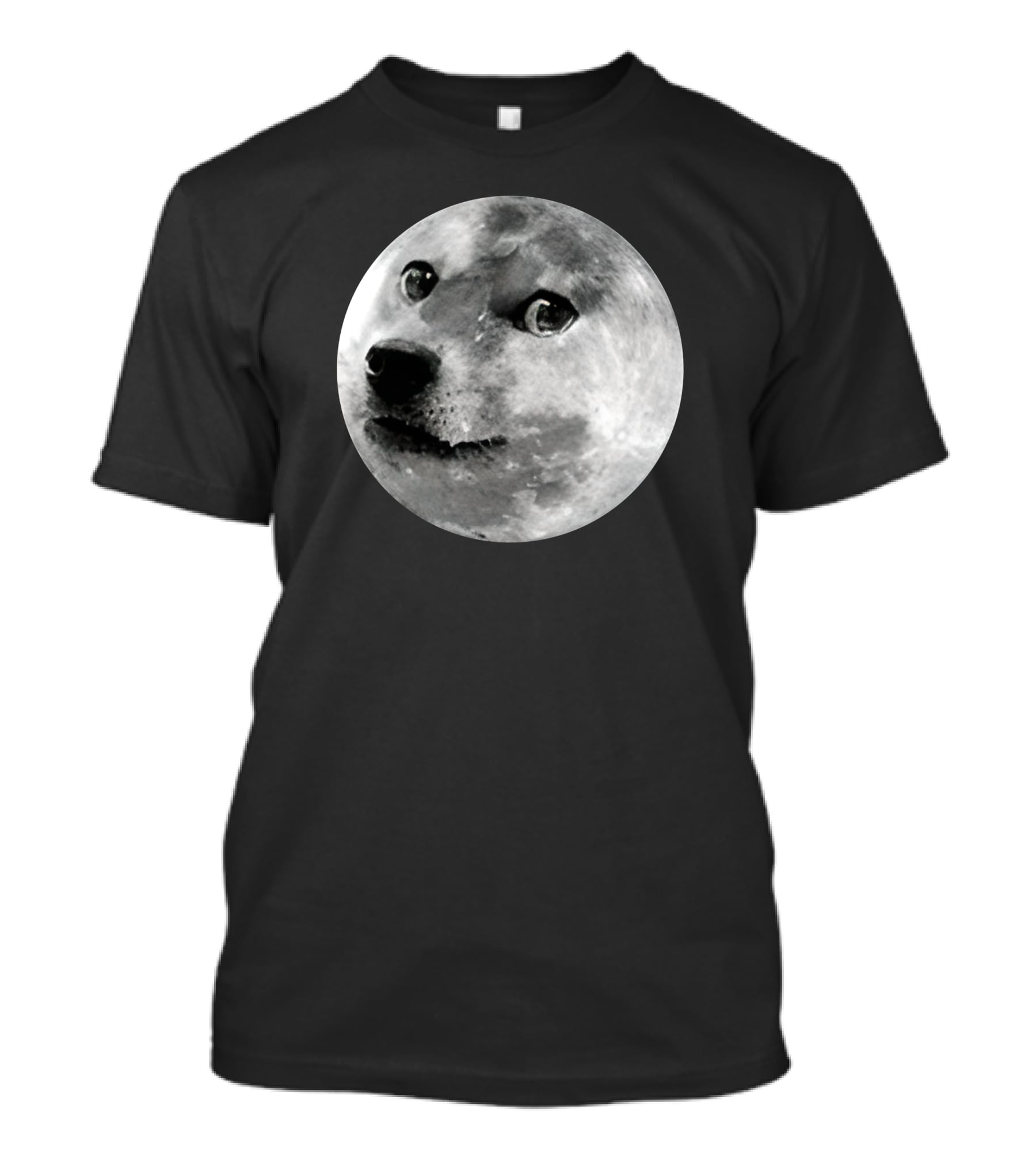 Doge Moon Meme Iconography To The Moon T-Shirt