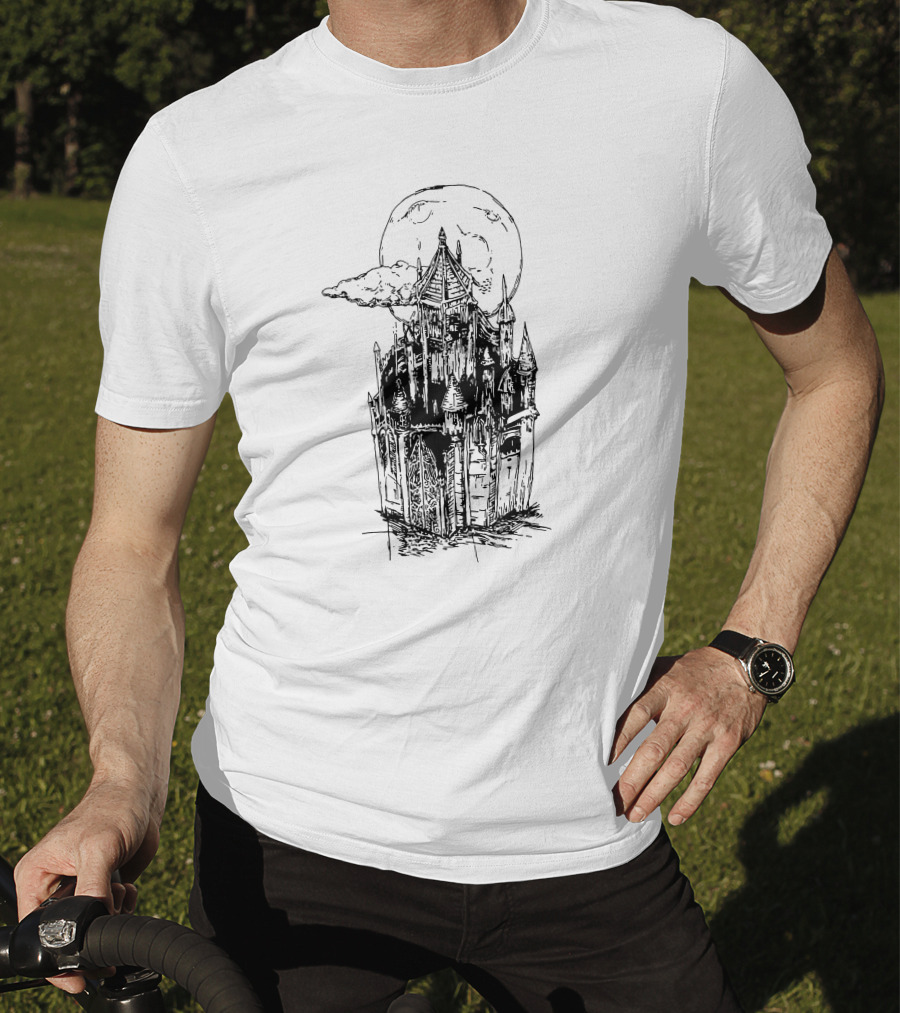 Gothic Moonlit Castles T-Shirt
