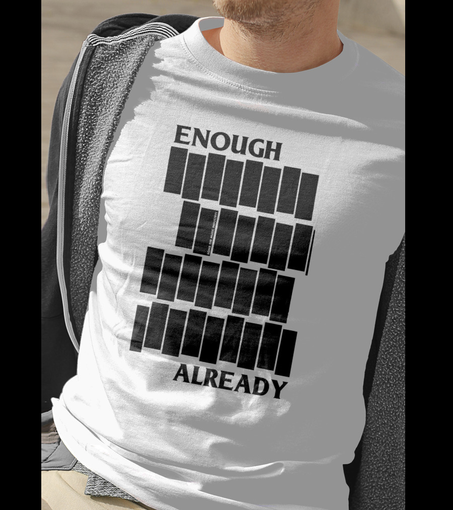Bomb The Music Industry Enough Already Iconic Bar T-Shirt