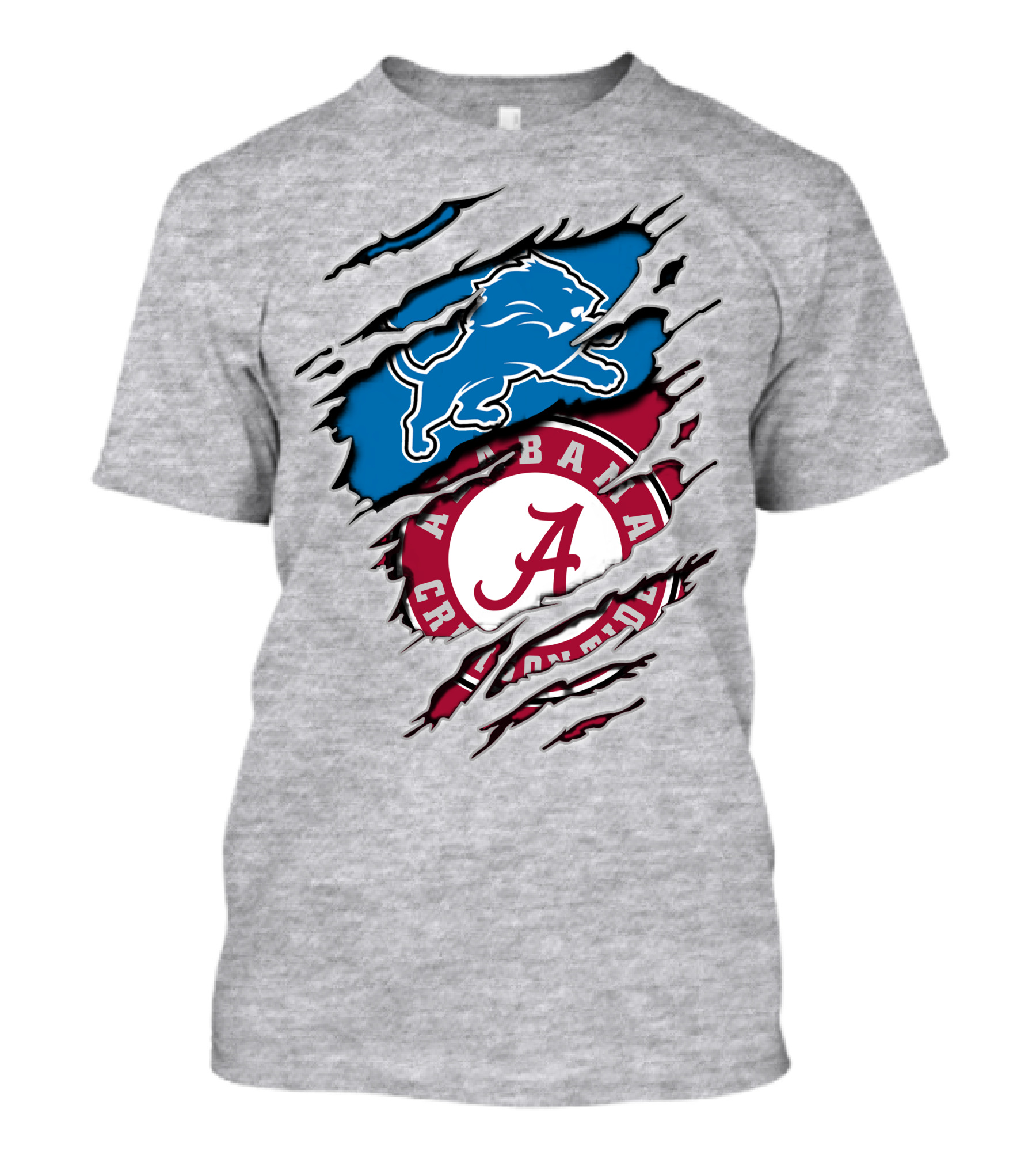 Detroit Lions Alabama Crimson Tide T-Shirt