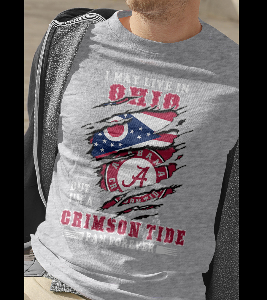 Ohio State To Alabama Crimson Tide Fan Forever T-Shirt