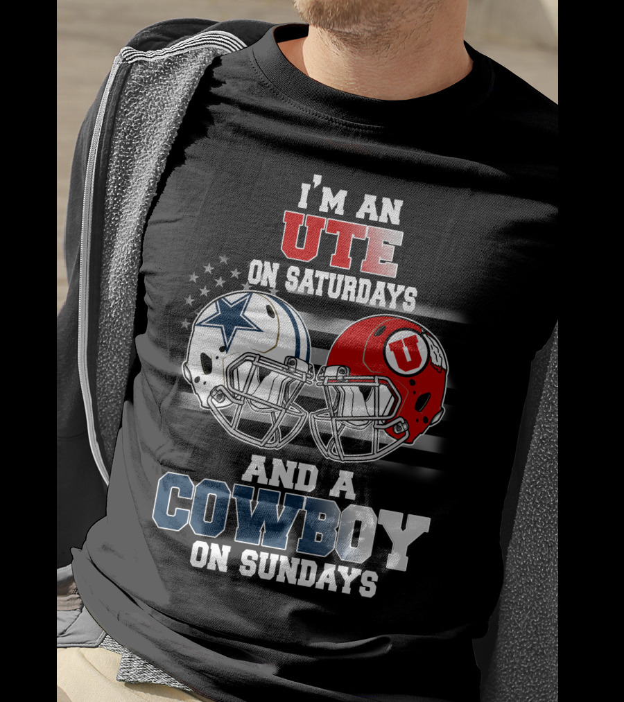 I'm An Ute On Saturdays And A Cowboy On Sundays T-Shirt