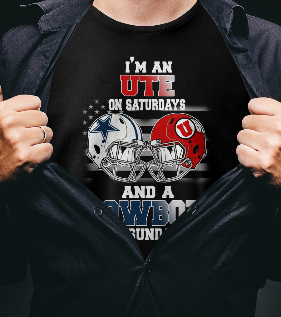 I'm An Ute On Saturdays And A Cowboy On Sundays T-Shirt
