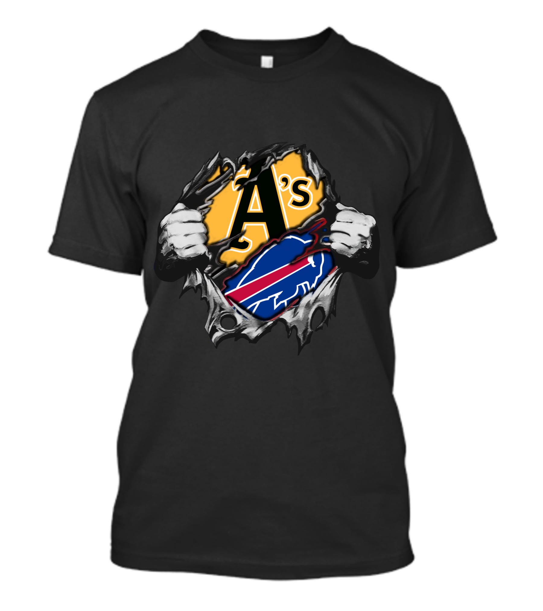 Buffalo Bills X Oakland Athletics Crossover Fan T-Shirt