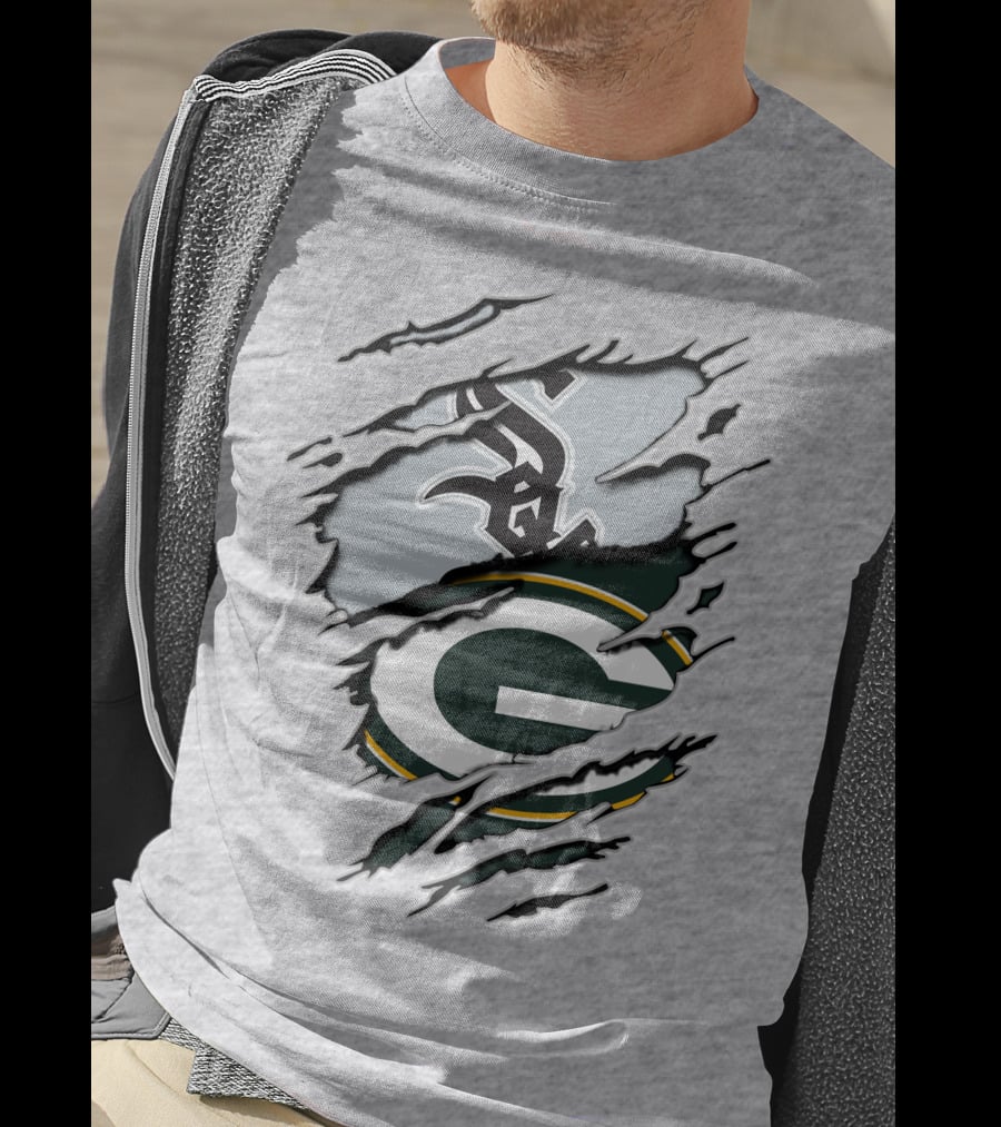 Packers White Sox Logo Mashup T-Shirt