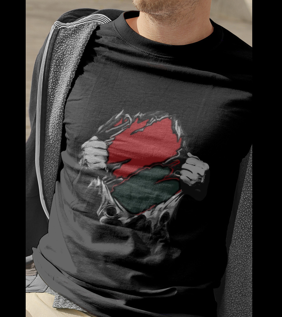 Red And Green Inner Strength Pa Ca T-Shirt