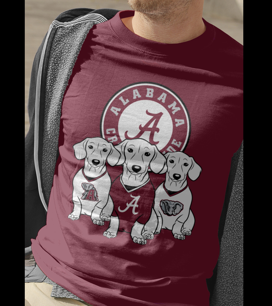 Alabama Crimson Tide Dogs T-Shirt