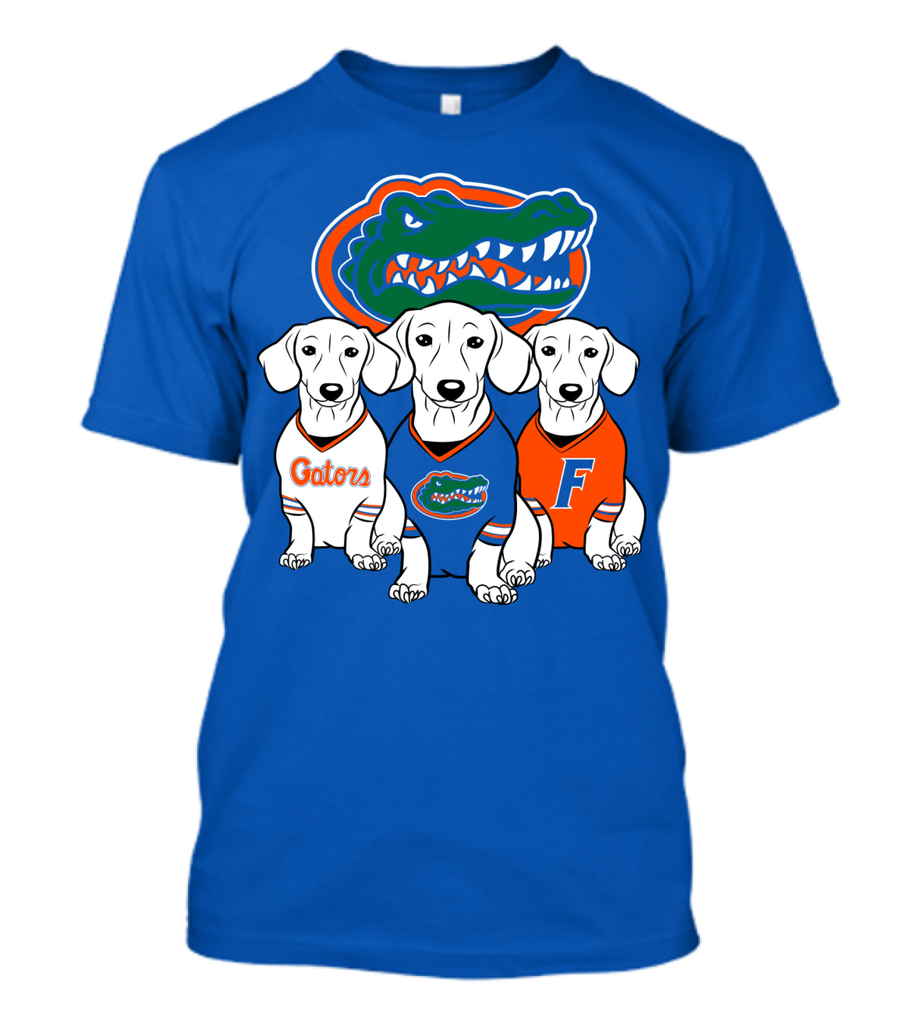 Florida Gators Dachshund Dogs T-Shirt