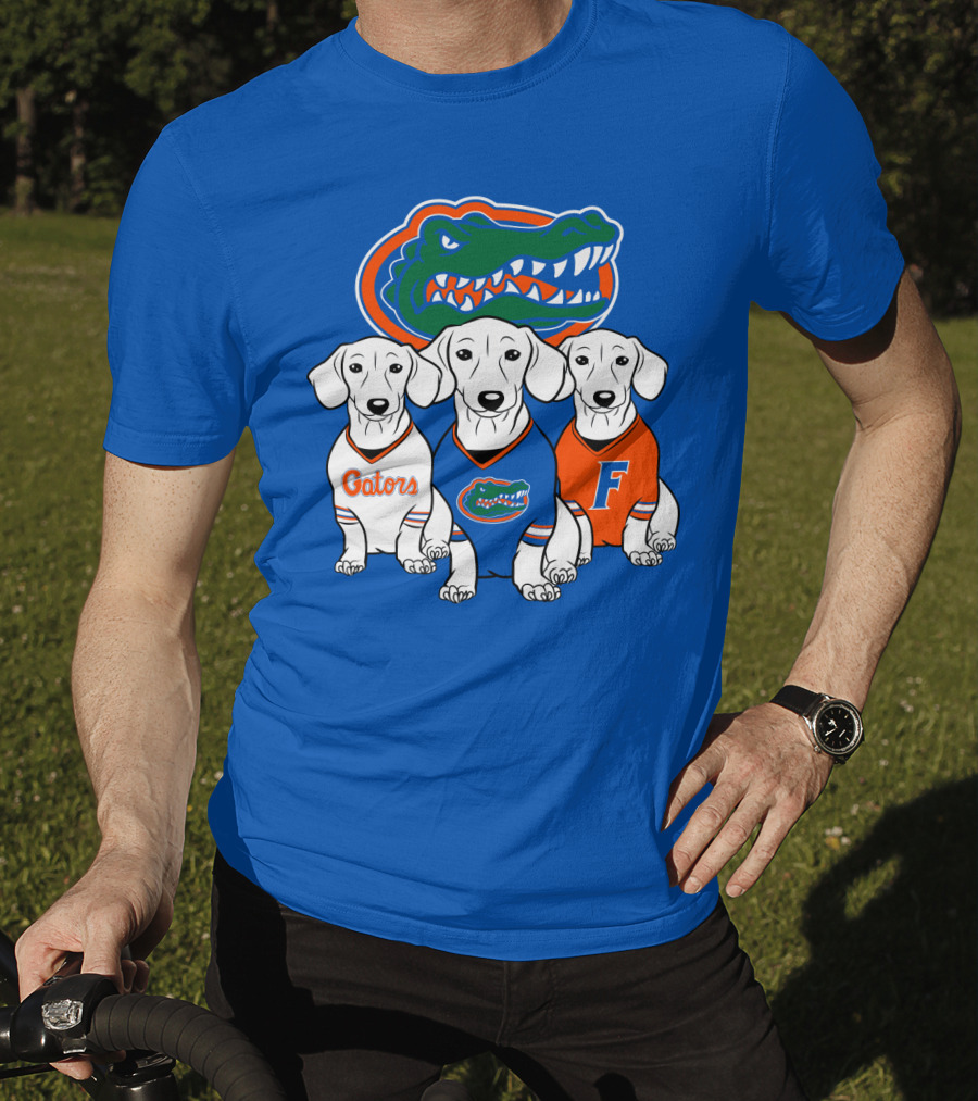 Florida Gators Dachshund Dogs T-Shirt