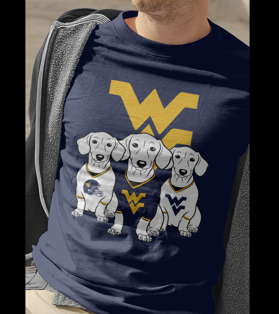Wvu Mountaineers Dogs T-Shirt