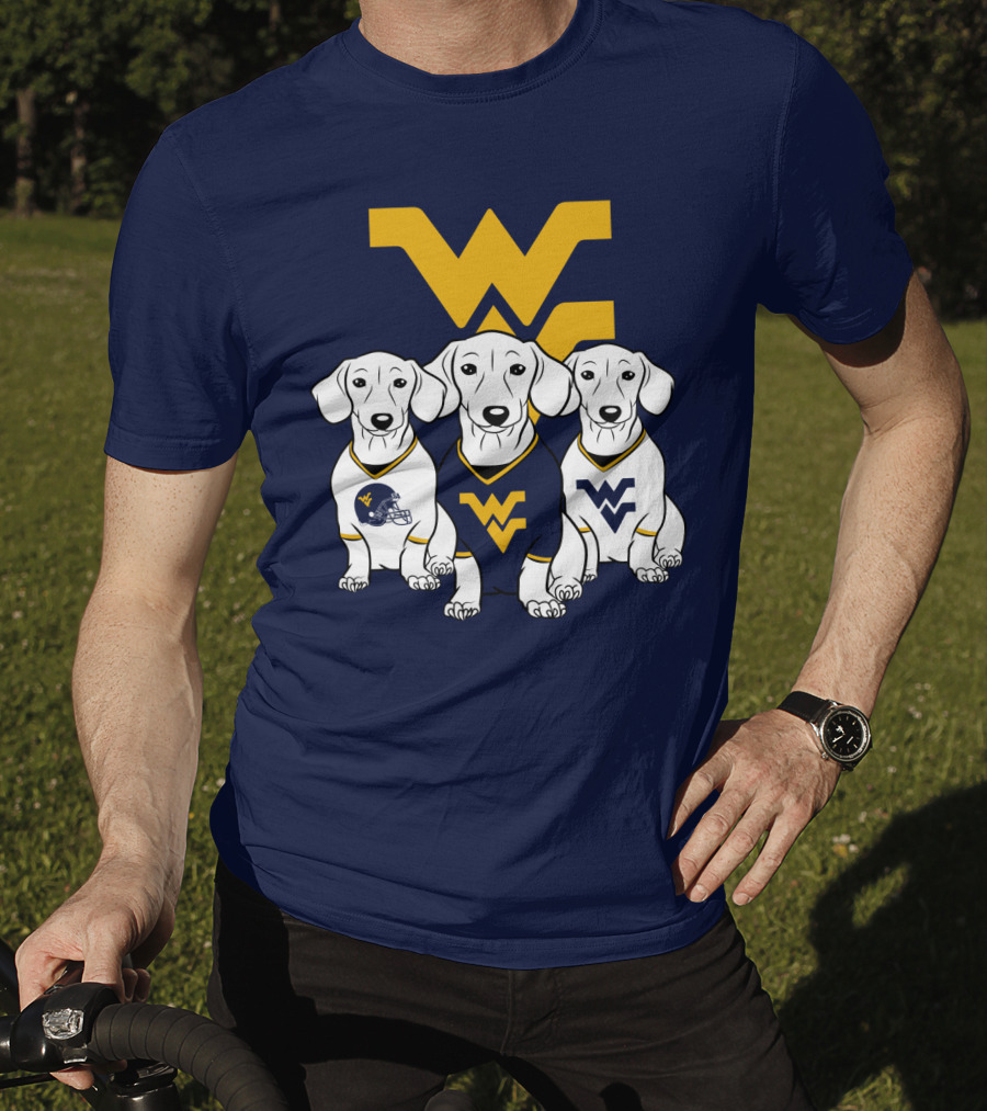 Wvu Mountaineers Dogs T-Shirt