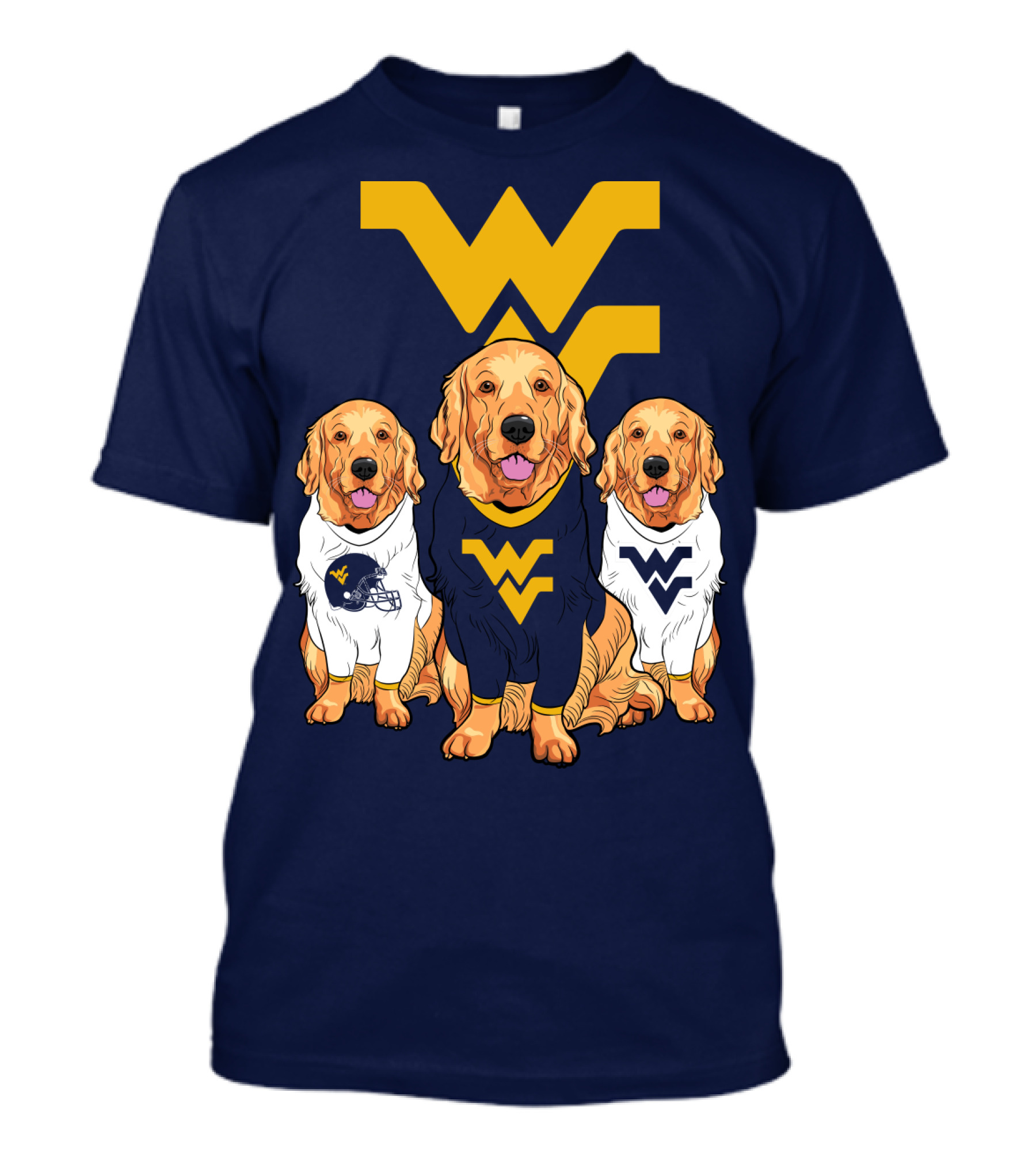 Wv Golden Retrievers In Team Gear T-Shirt