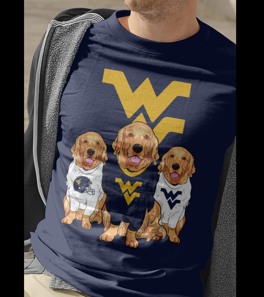 Wv Golden Retrievers In Team Gear T-Shirt
