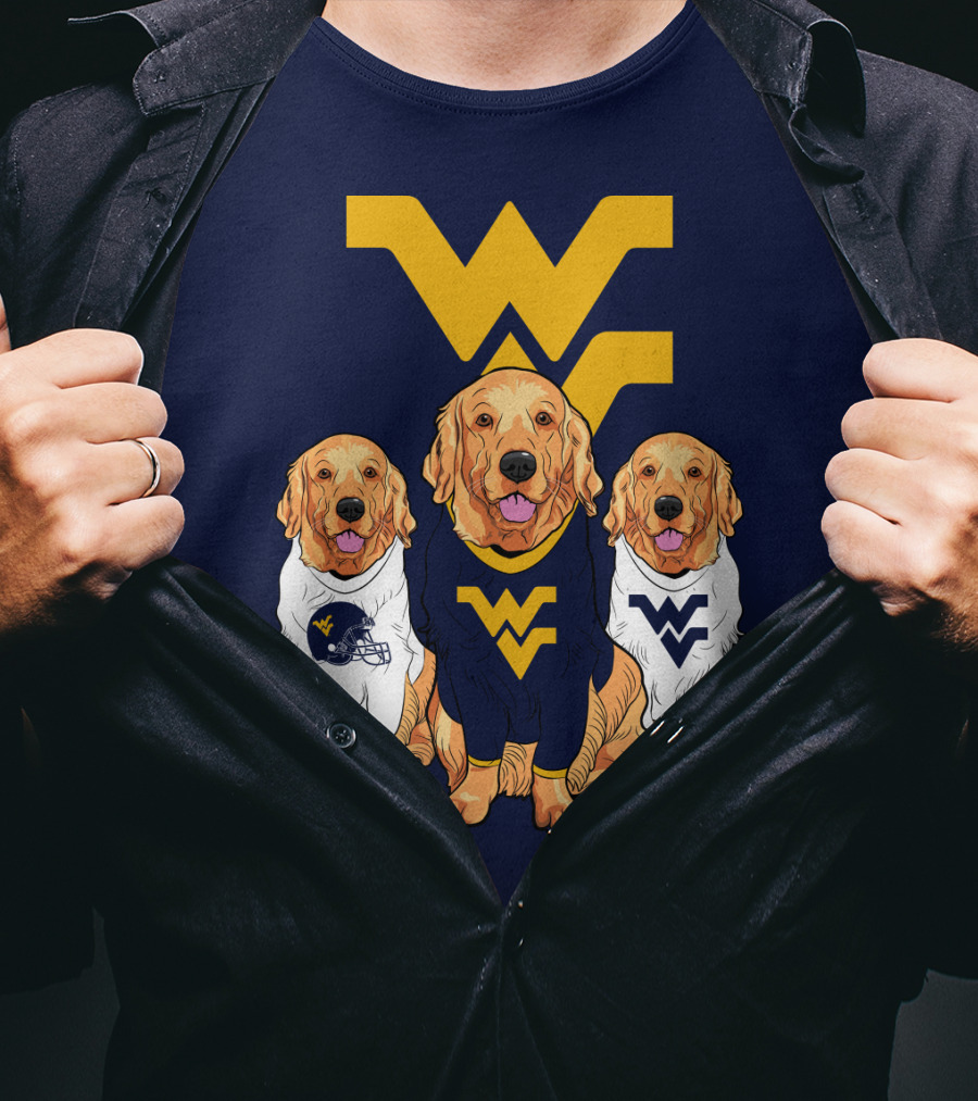 Wv Golden Retrievers In Team Gear T-Shirt