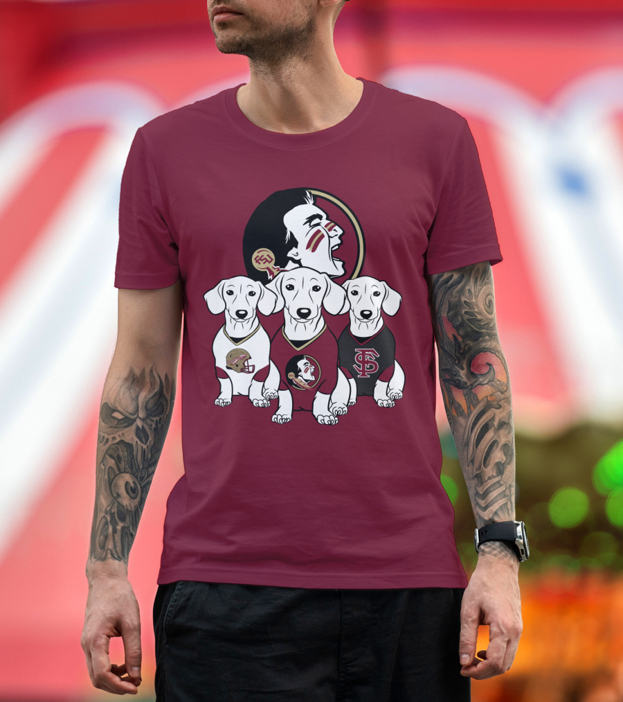 Florida State Seminoles Dogs T-Shirt