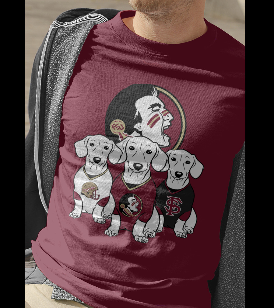 Florida State Seminoles Dogs T-Shirt