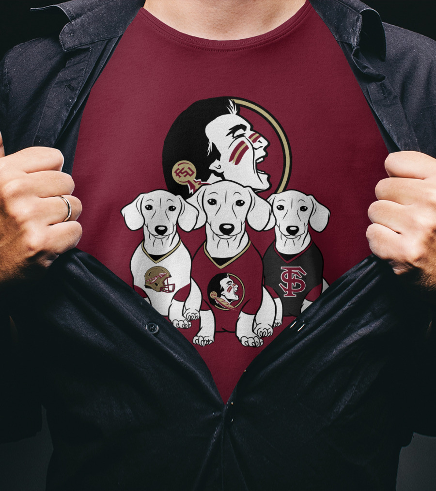 Florida State Seminoles Dogs T-Shirt