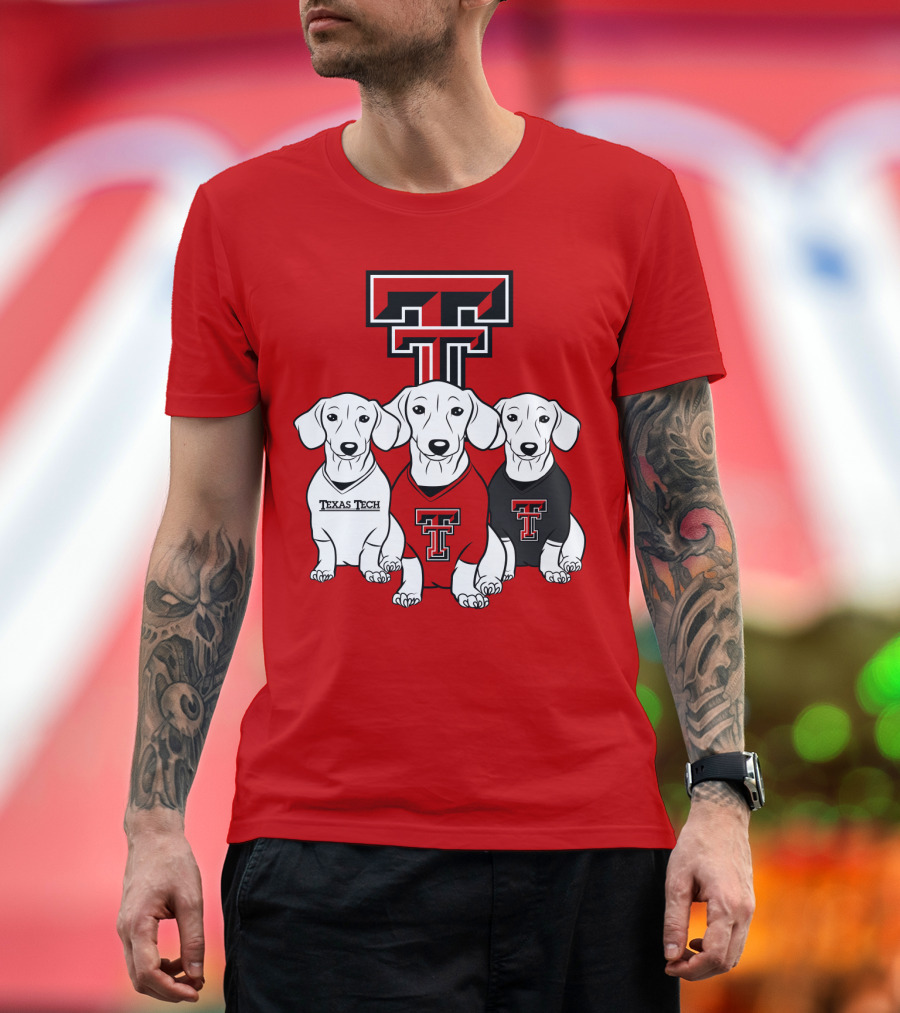 Texas Tech Tt Logo Dogs T-Shirt