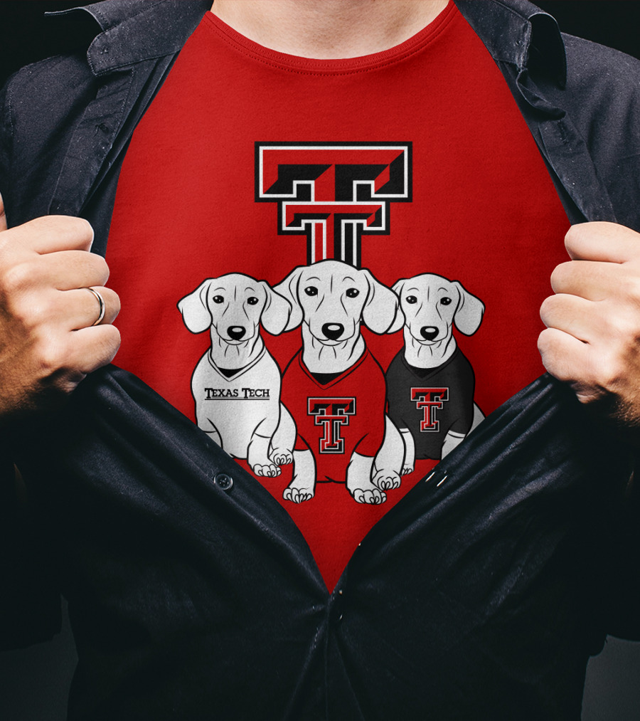 Texas Tech Tt Logo Dogs T-Shirt