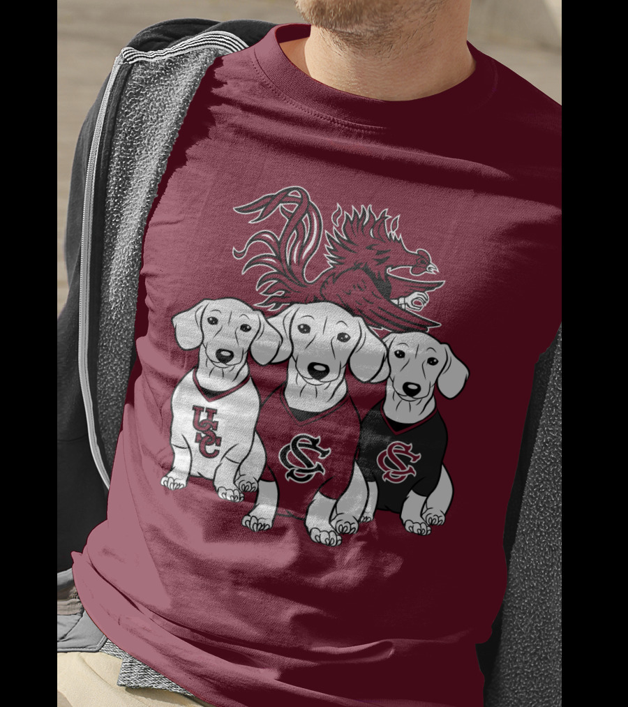 Usc Gamecocks Dogs T-Shirt