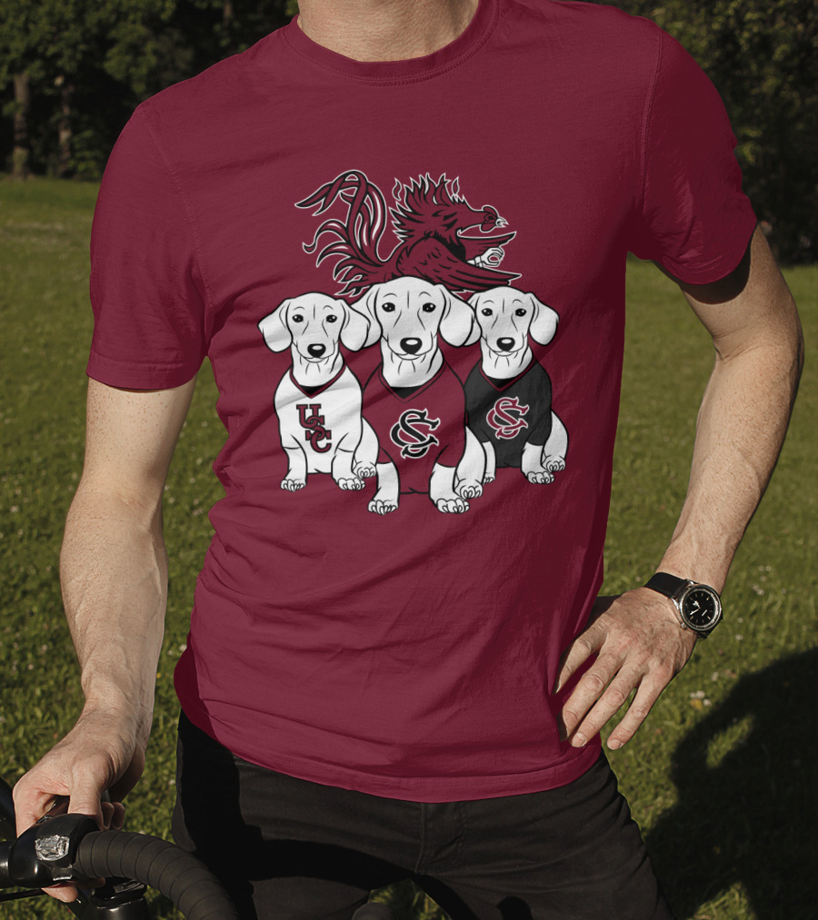 Usc Gamecocks Dogs T-Shirt