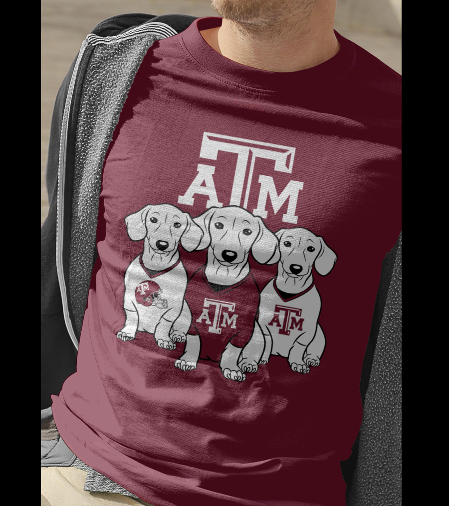Texas A&M Dog Trio T-Shirt