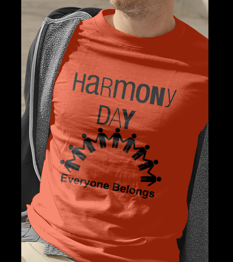 Harmony Day 21 March Everyone Belongs T-Shirt