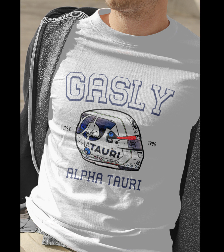 Gasly Alpha Tauri Helmet Est. 1996 T-Shirt