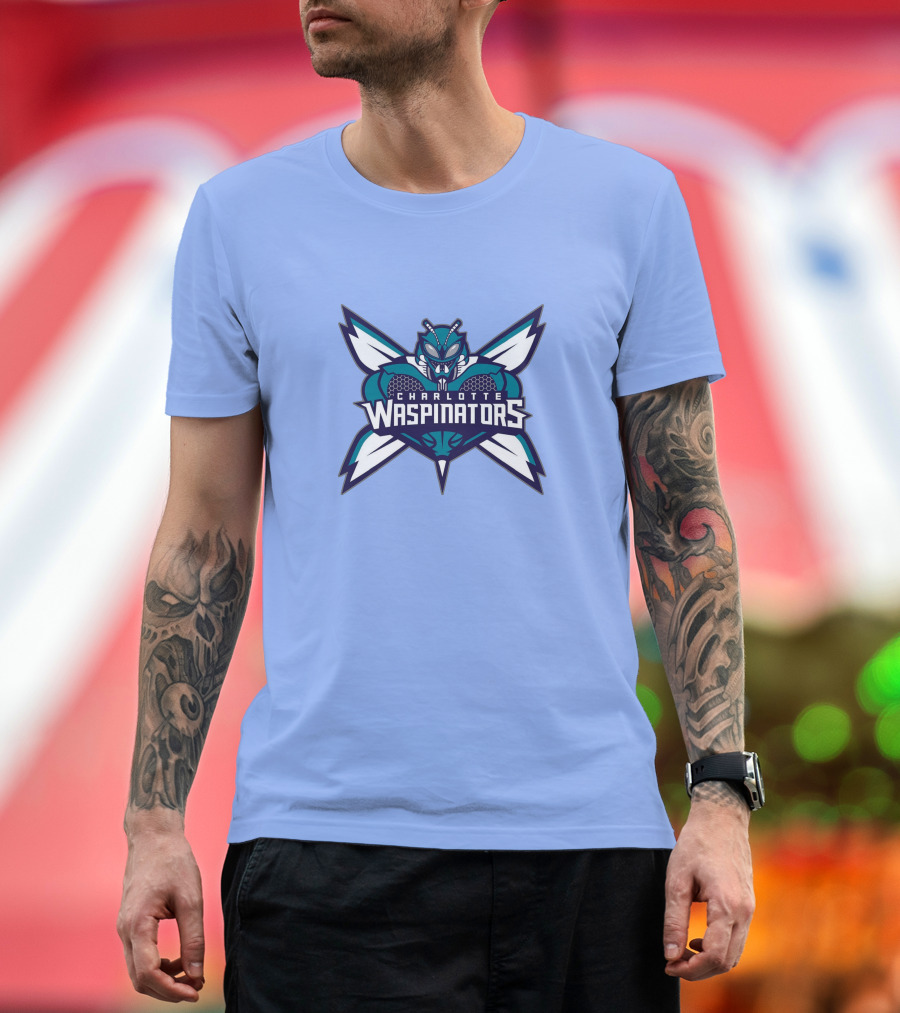 Charlotte Waspinators NBA Basketball Team T-Shirt