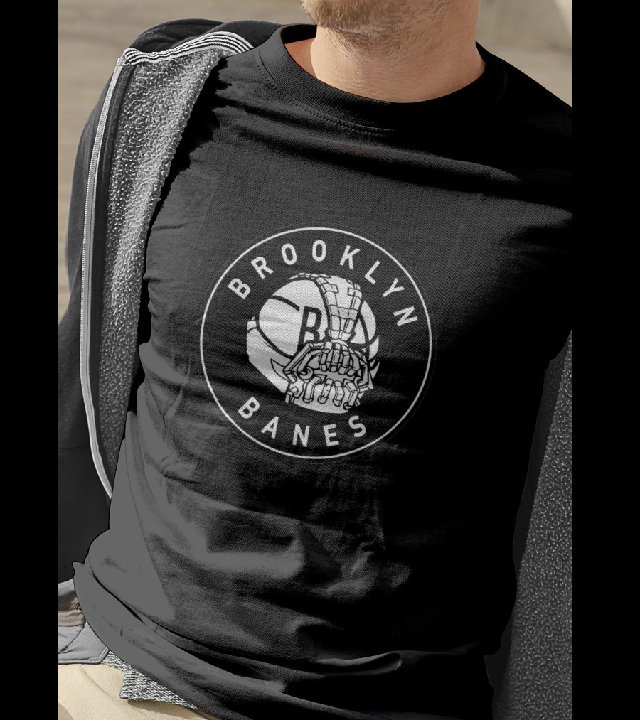 Brooklyn Banes Basketball Mask Emblem T-Shirt