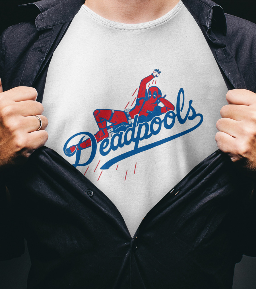 Deadpools Marvel Baseball T-Shirt