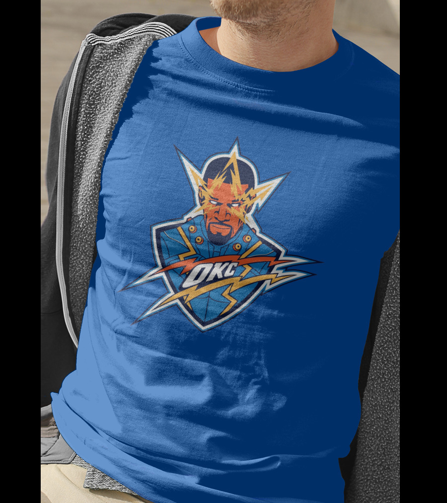 OKC Electro NBA Thunder Inspired T-Shirt