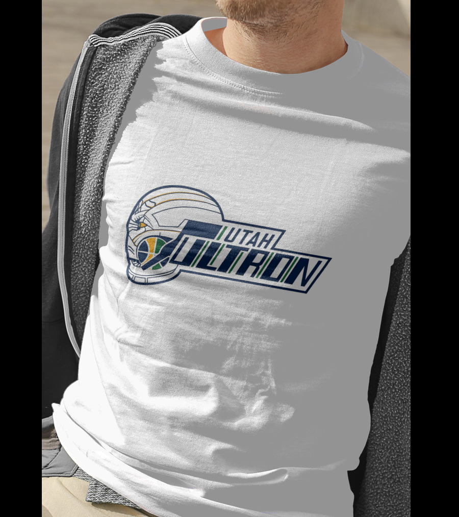 Utah Ultron NBA Basketball Helmet Fusion T-Shirt