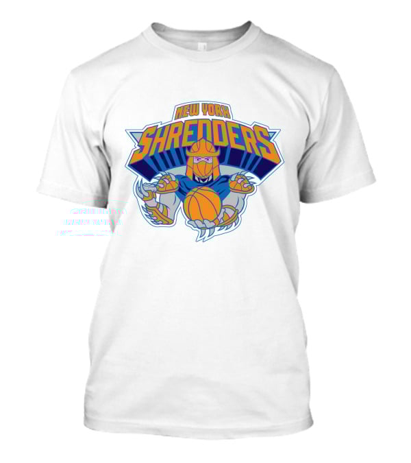 New York Shredders Basketball Villain Motif T-Shirt