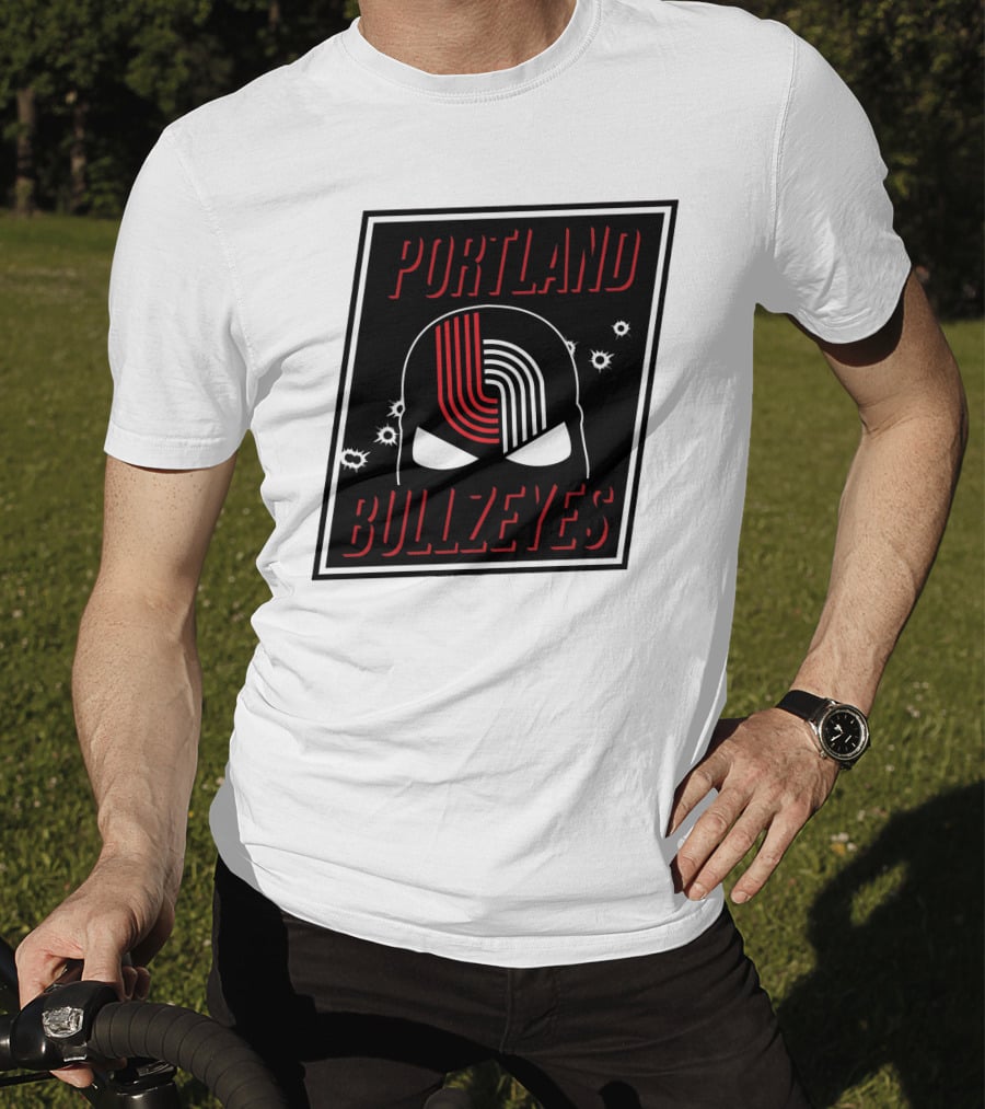 Portland Trail Bullzeyes NBA Basketball Emblem T-Shirt