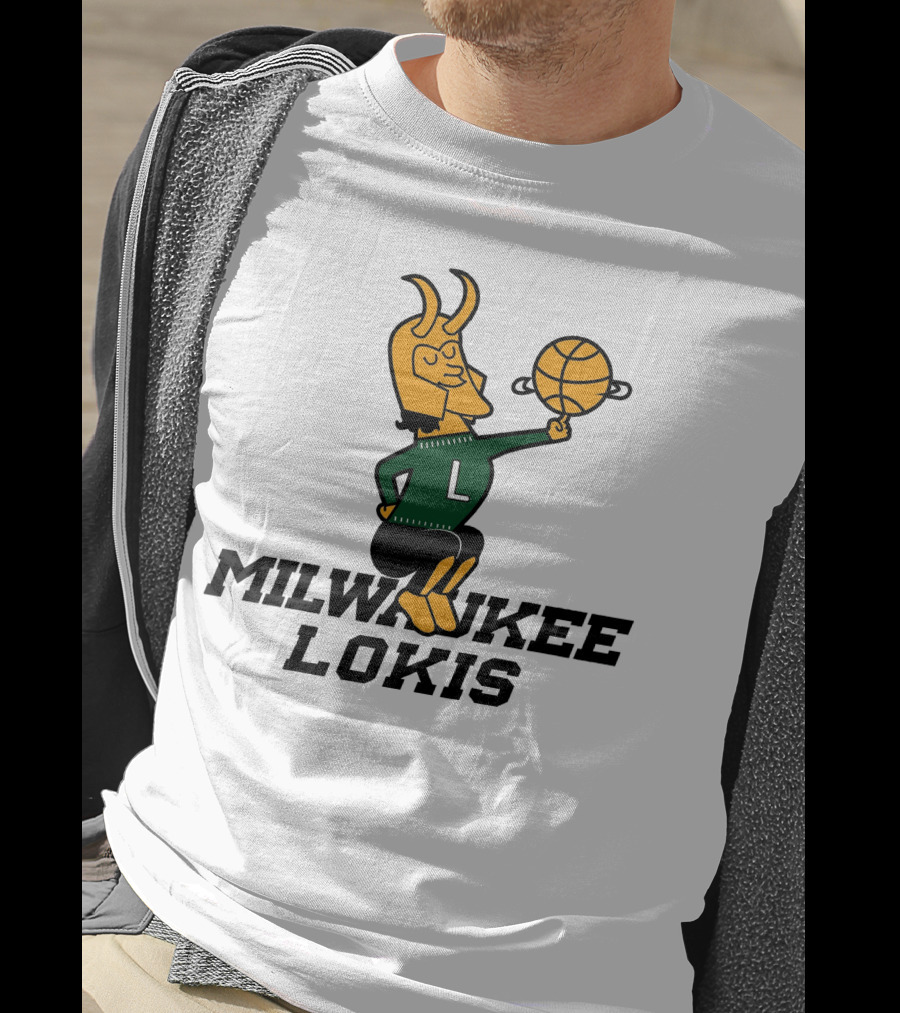 Milwaukee Lokis NBA Basketball Crossover Concept T-Shirt