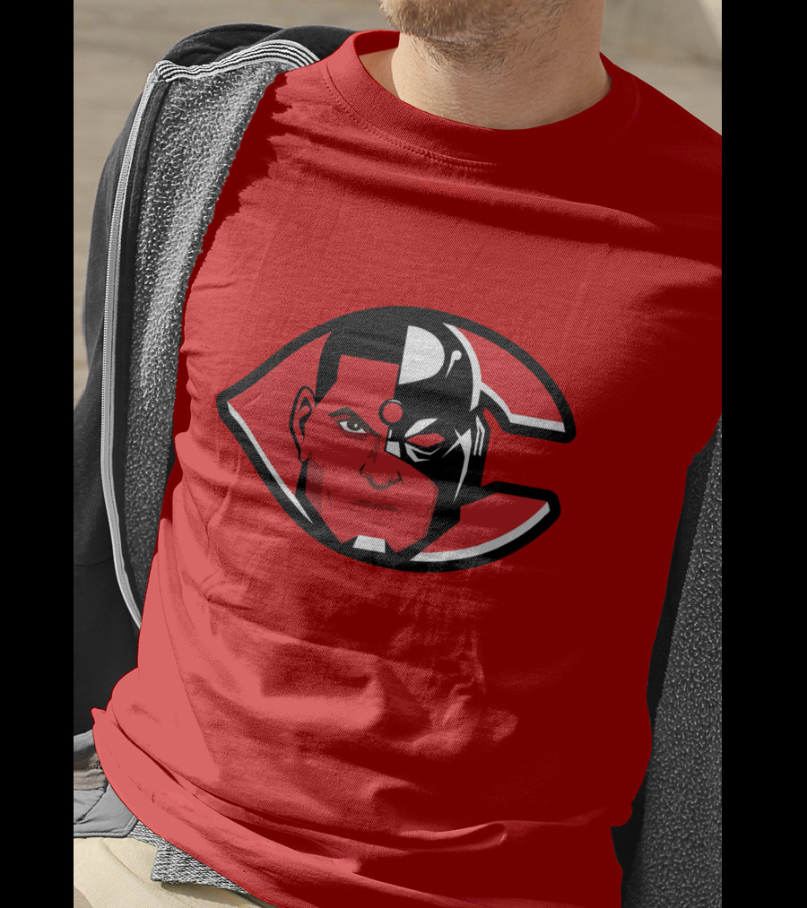 Cincinnati Cyborgs MLB Logo Face T-Shirt