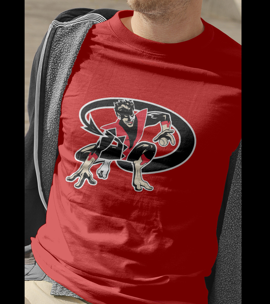 Arizona Nightcrawlers MLB Crossover With Baseball Superhero Character T-Shirt