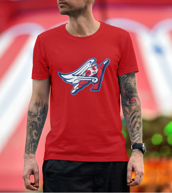 Premium T-Shirt: LA Archangels Superhero Wings Mlb T-Shirt LA Archangels Superhero Wings Mlb T-Shirt