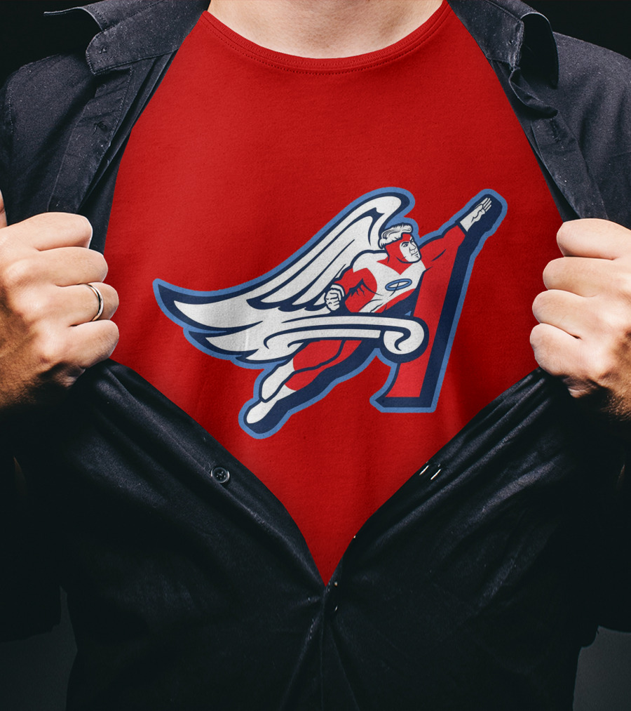 LA Archangels Superhero Wings Mlb T-Shirt