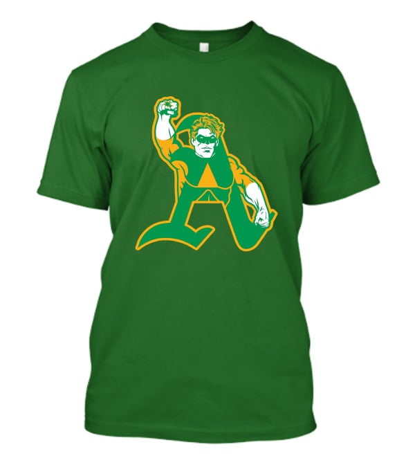 Oakland Athletics Green Lantern MLB Crossover T-Shirt