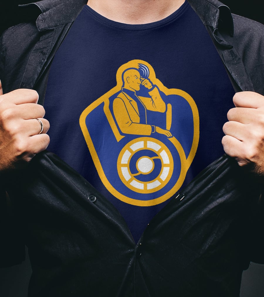 Milwaukee Professor X MLB Brewers Mashup T-Shirt